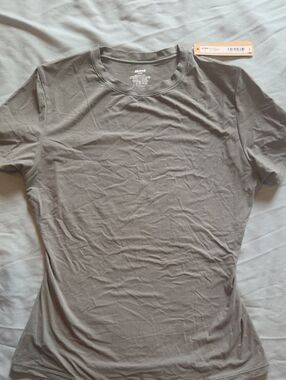 SKIMS Womens Short Sleeve Crewneck T-Shirt - Gray